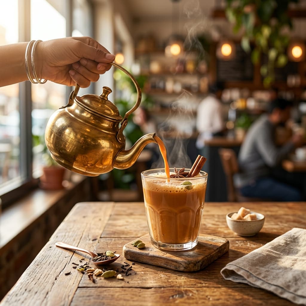 Steaming Kulhad Chai